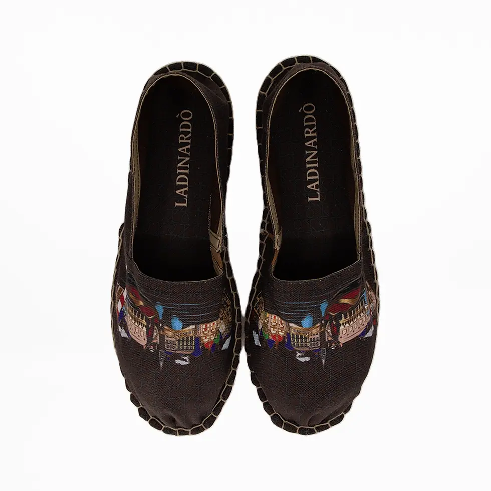 Ladinardò Venetian Printed Canvas Espadrilles