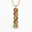 Thumbnail: Ladinardò® Eternal Knot  Pendant in Yellow Gold, Diamond, Ruby