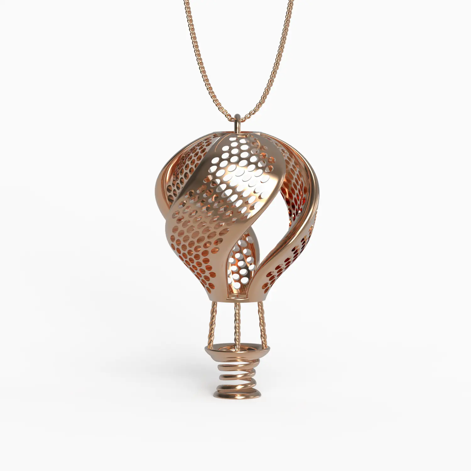 Göreme Pendant in Rose Gold