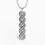 Thumbnail: Ladinardò® Eternal Knot  Pendant in White Gold, Diamond