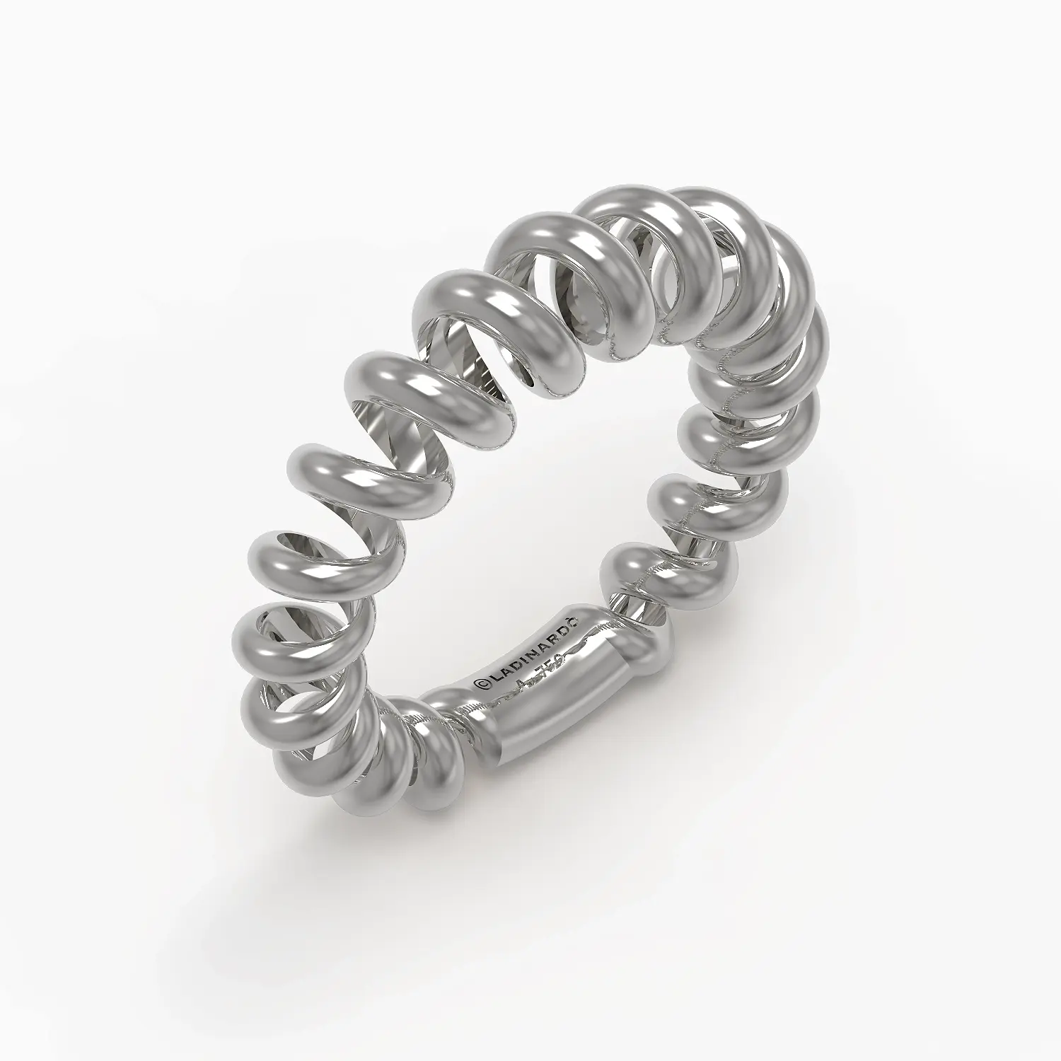 1983 Coil Ring White Gold