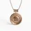 Thumbnail: French Couture Button Pendant in Rose Gold, Black Diamonds