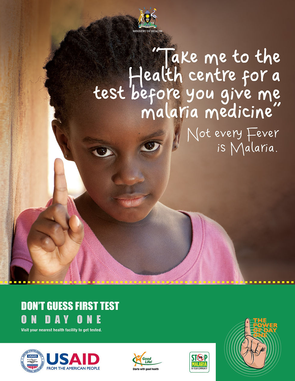 Test for Malaria Poster