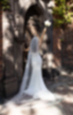 Bride posing