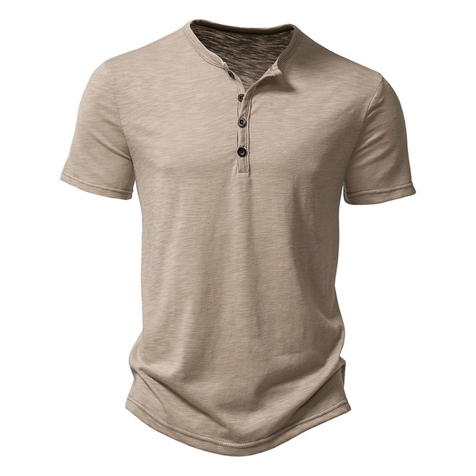 Thumbnail: Kingswell Essential Short Sleeve Henley
