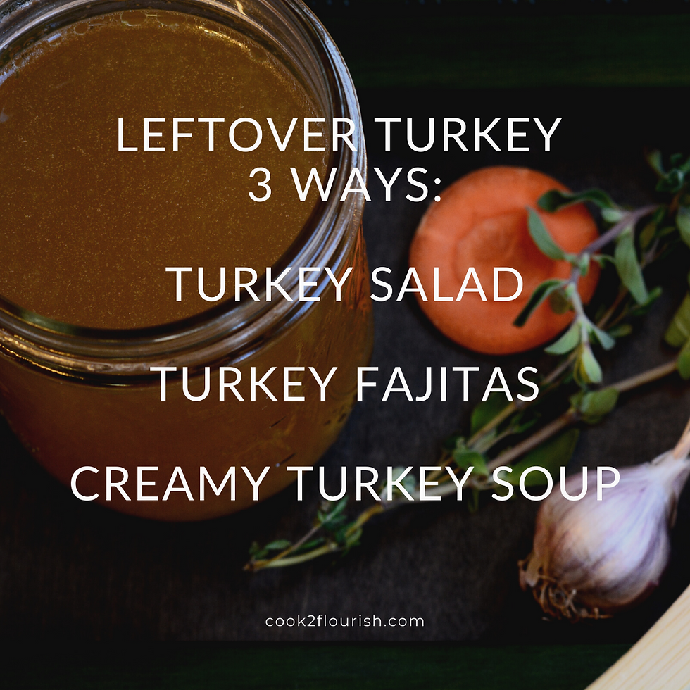 3 Ways to Enjoy Turkey Leftovers