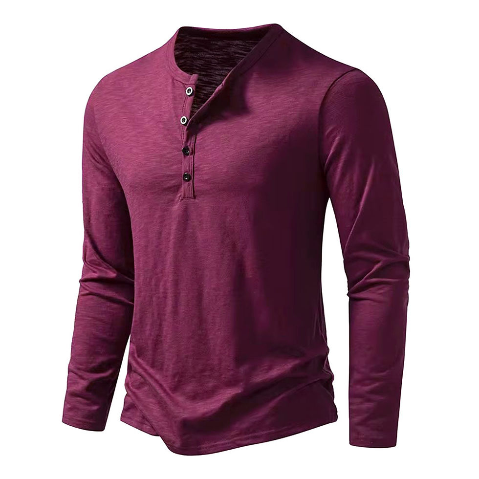 Thumbnail: Kingswell Essential Long Sleeve Henley