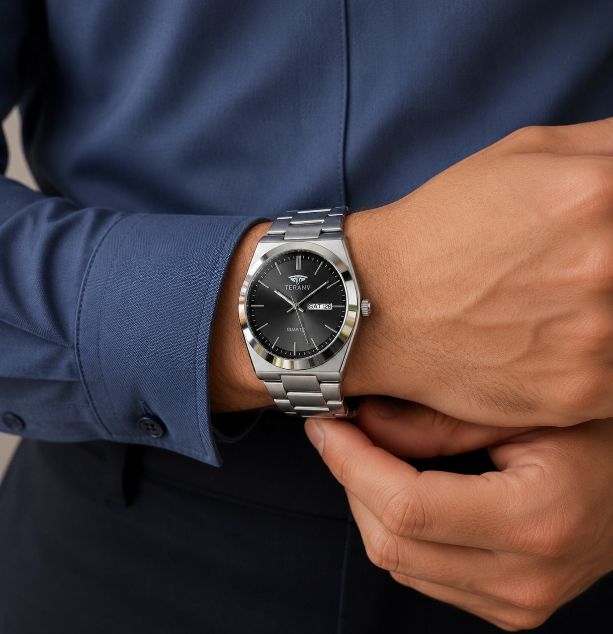 Kingswell Monarch Steel Watch
