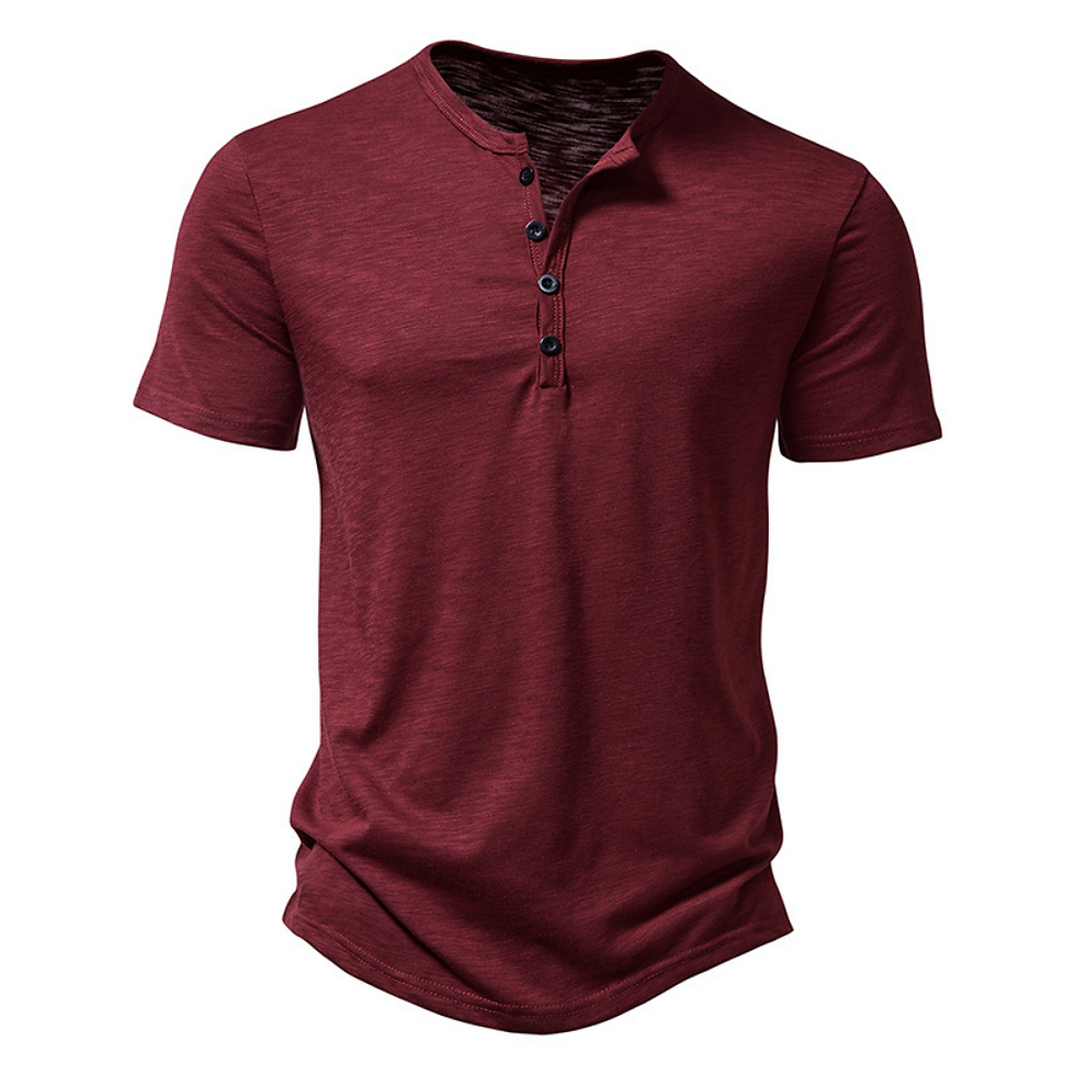 Thumbnail: Kingswell Essential Short Sleeve Henley