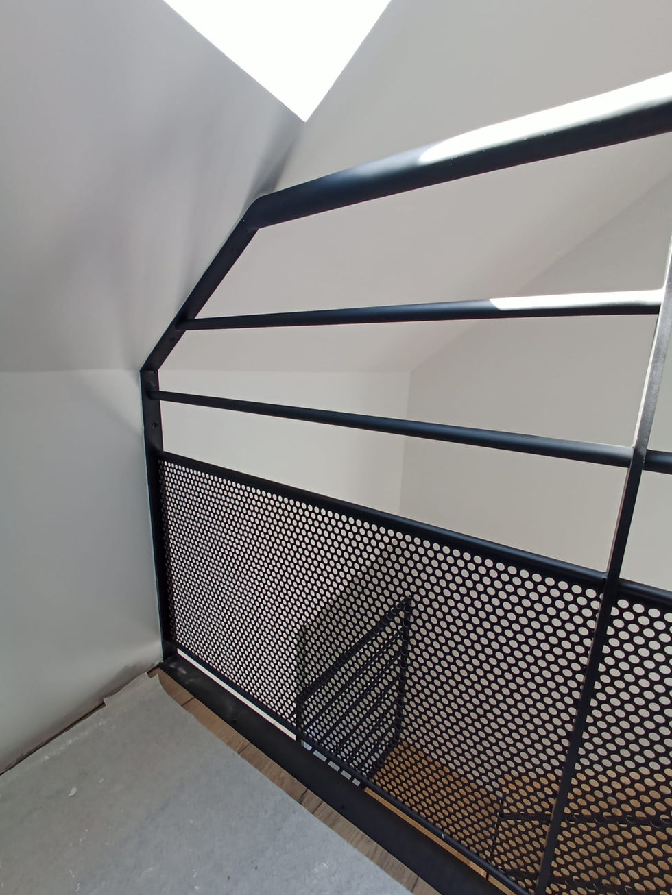 Escalier garde corps en métal Rennes Saint-Malo Ille et Vilaine 35