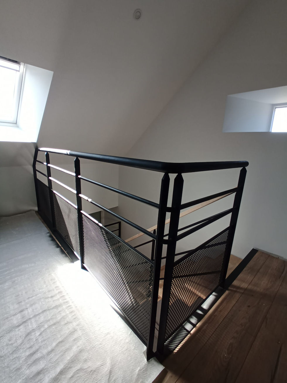 Escalier garde corps en métal Rennes Saint-Malo Ille et Vilaine 35