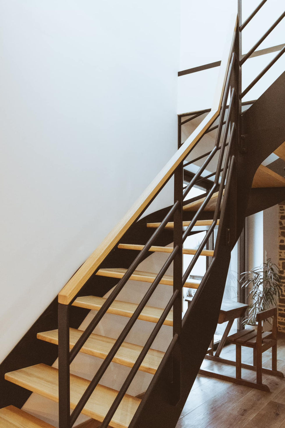 Escalier garde corps en métal Rennes Saint-Malo Ille et Vilaine 35