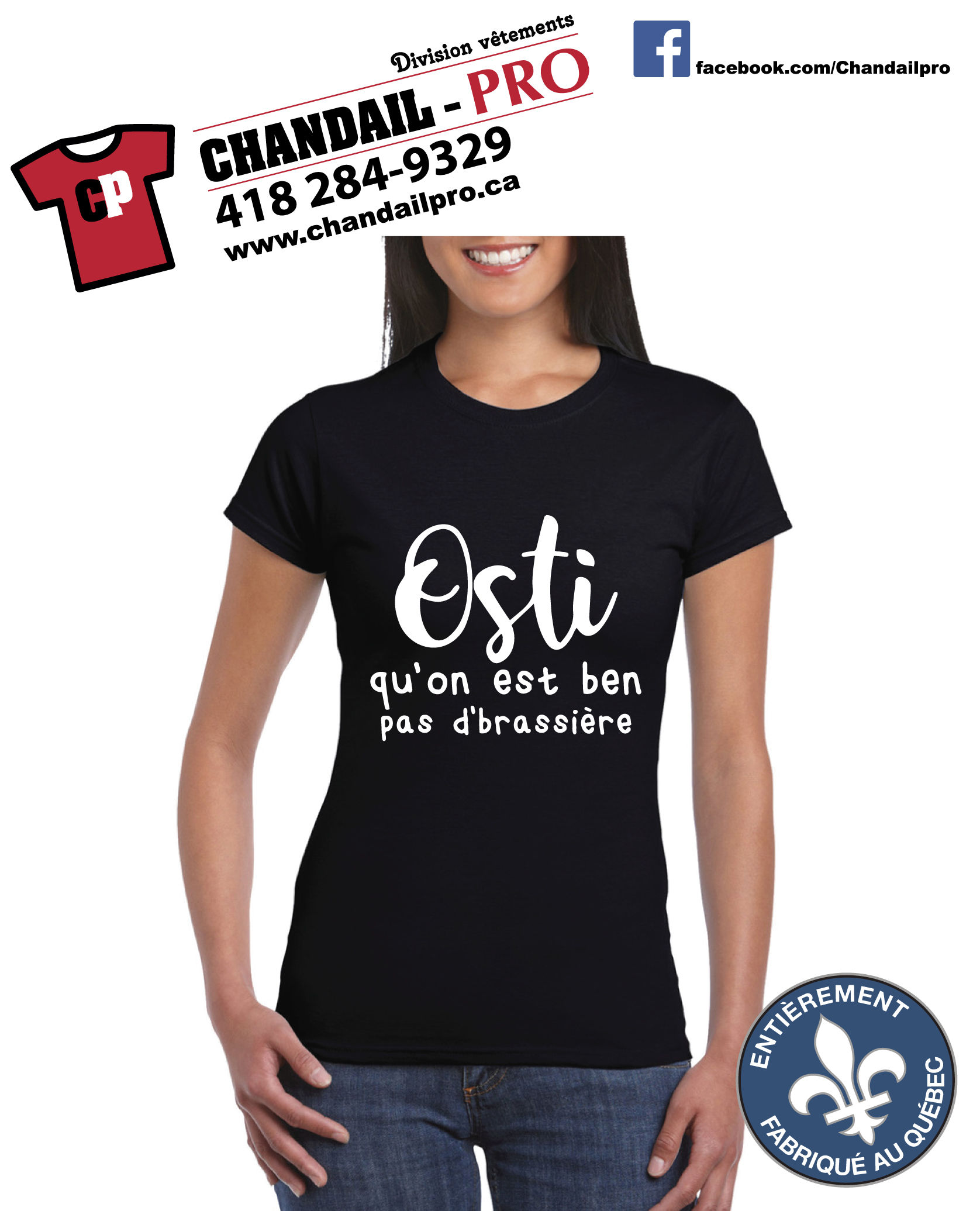 Osti-qu'on-est-ben-pas-d'brassière