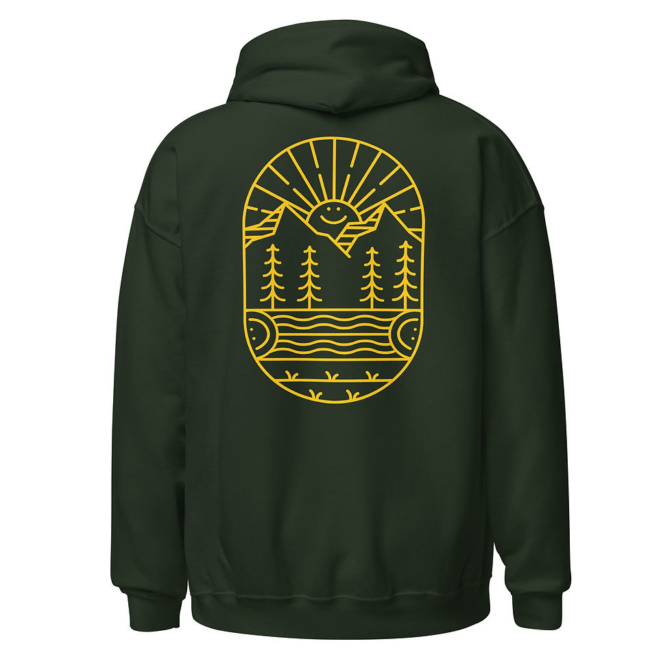 Thumbnail: GILLS ON WHEELS ROADTRIP UNISEX HEAVY BLEND HOODED SWEATSHIRT