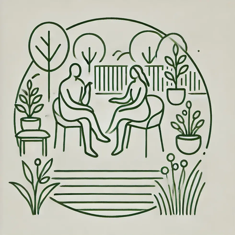 DALL·E 2025-01-30 16.10.39 - A minimalist, elegant line-art style illustration of two abst