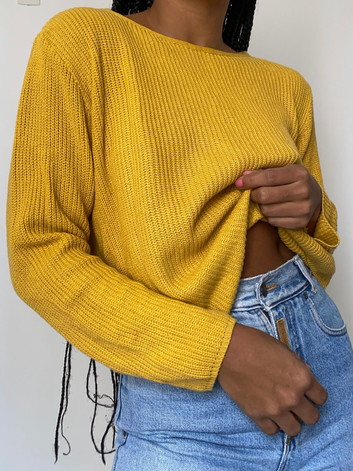 Tricô amarelo