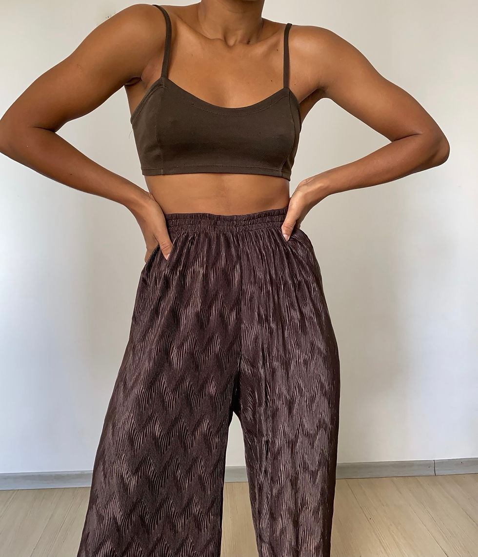 Miniatura: Calça pantalona