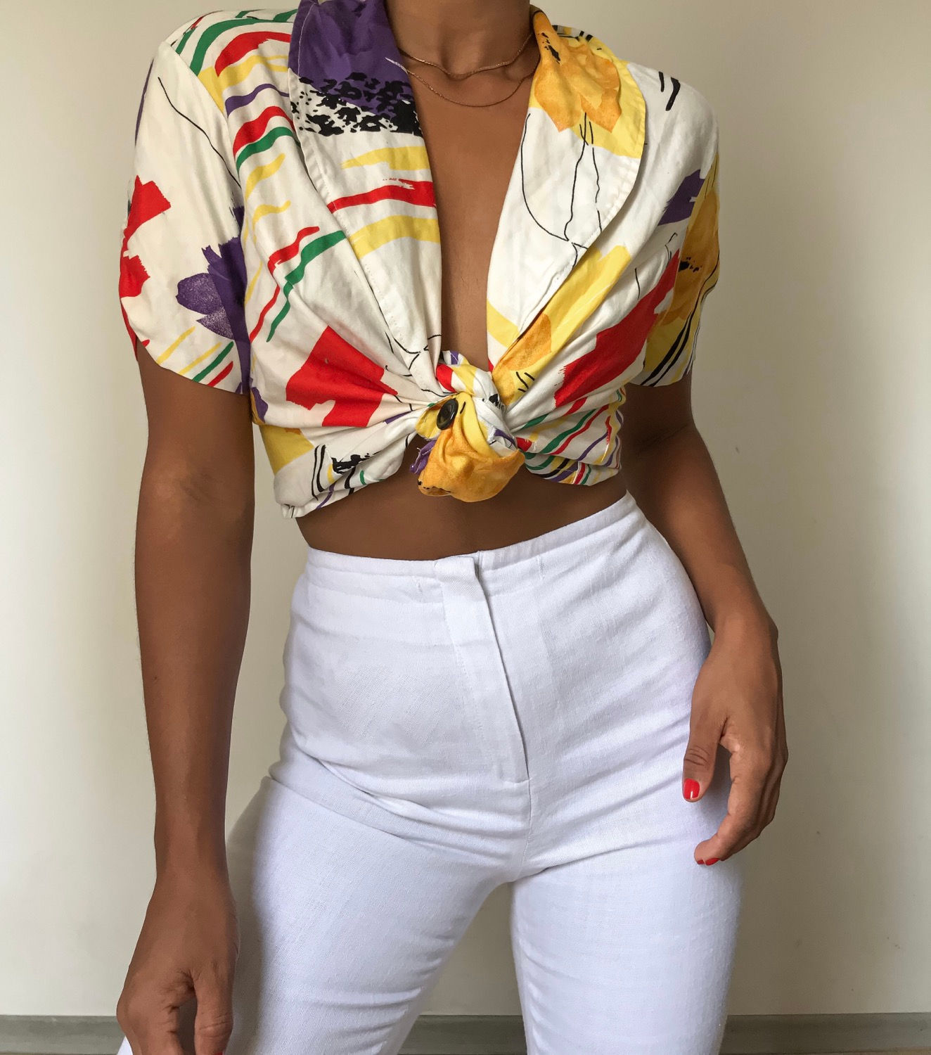 Calça de linho