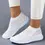 Миниатюра: Women Flats Sneakers Crystal Fashion Bling Sneakers Casual Slip on Sock Trainers
