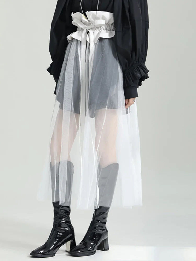 Thumbnail: Rufus Sheer Tulle Skirt