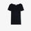 Thumbnail: German Yangtze Machine Washable Wool Round Neck Slim Short Sleeve Top for Women