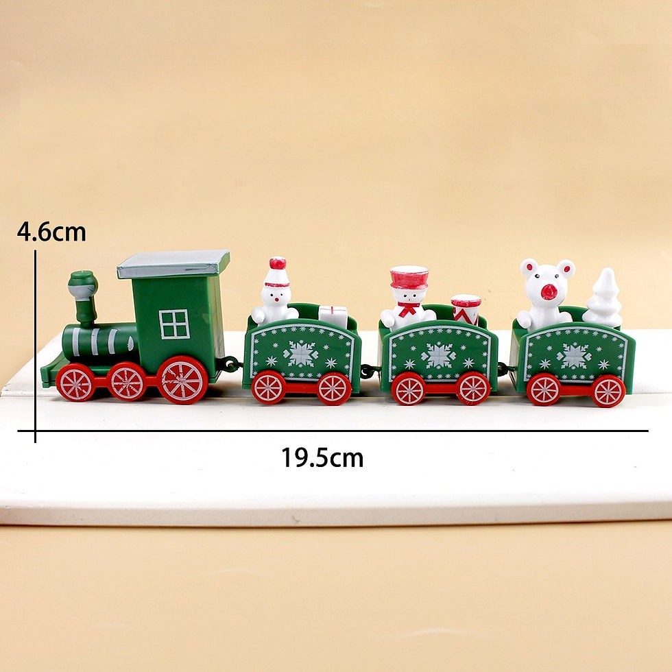 Miniature : Christmas Train Decorations for Home Xmas Ornament Navidad Gifts Merry Christmas