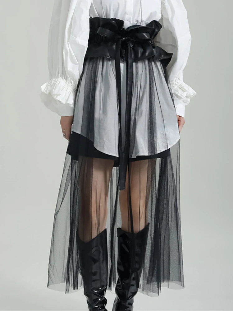 Thumbnail: Rufus Sheer Tulle Skirt