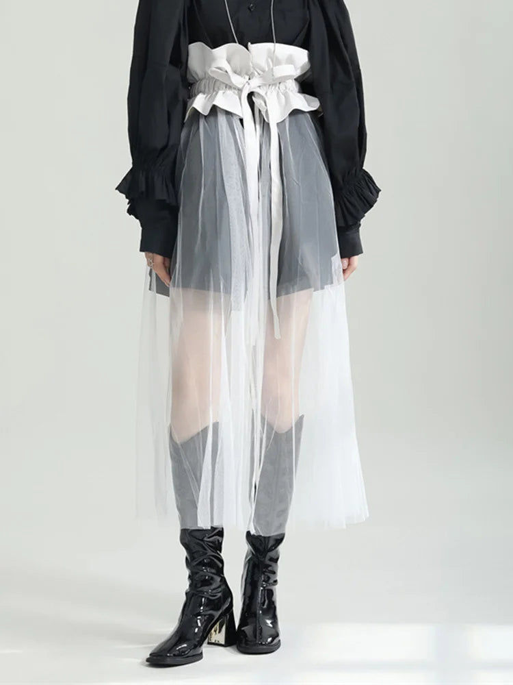 Thumbnail: Rufus Sheer Tulle Skirt
