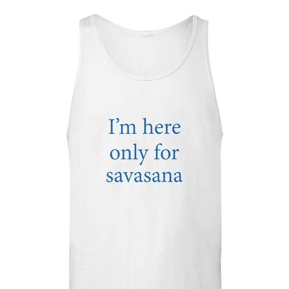 Thumbnail: I'm here only for savasana