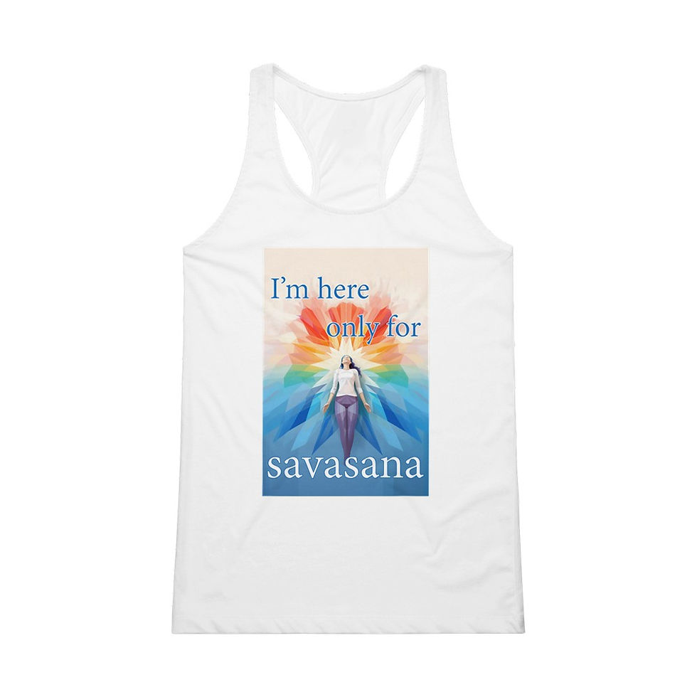 Thumbnail: I'm here only for savasana.
