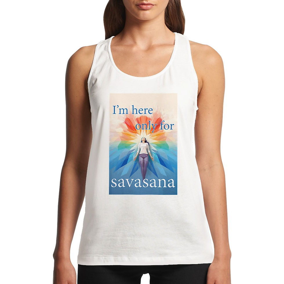 Thumbnail: I'm here only for savasana.