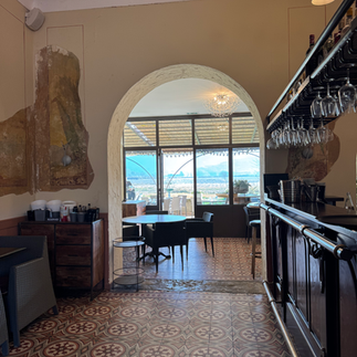 Inside of a restaurant