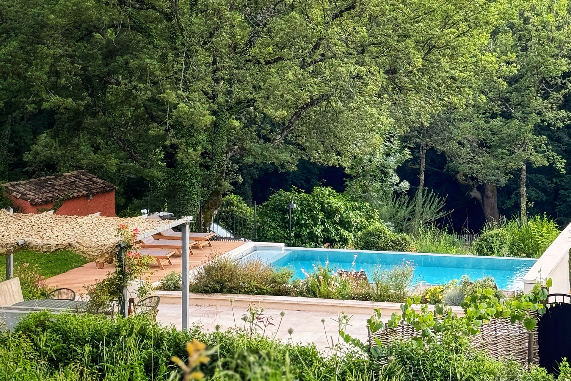 An infinity pool in Provence