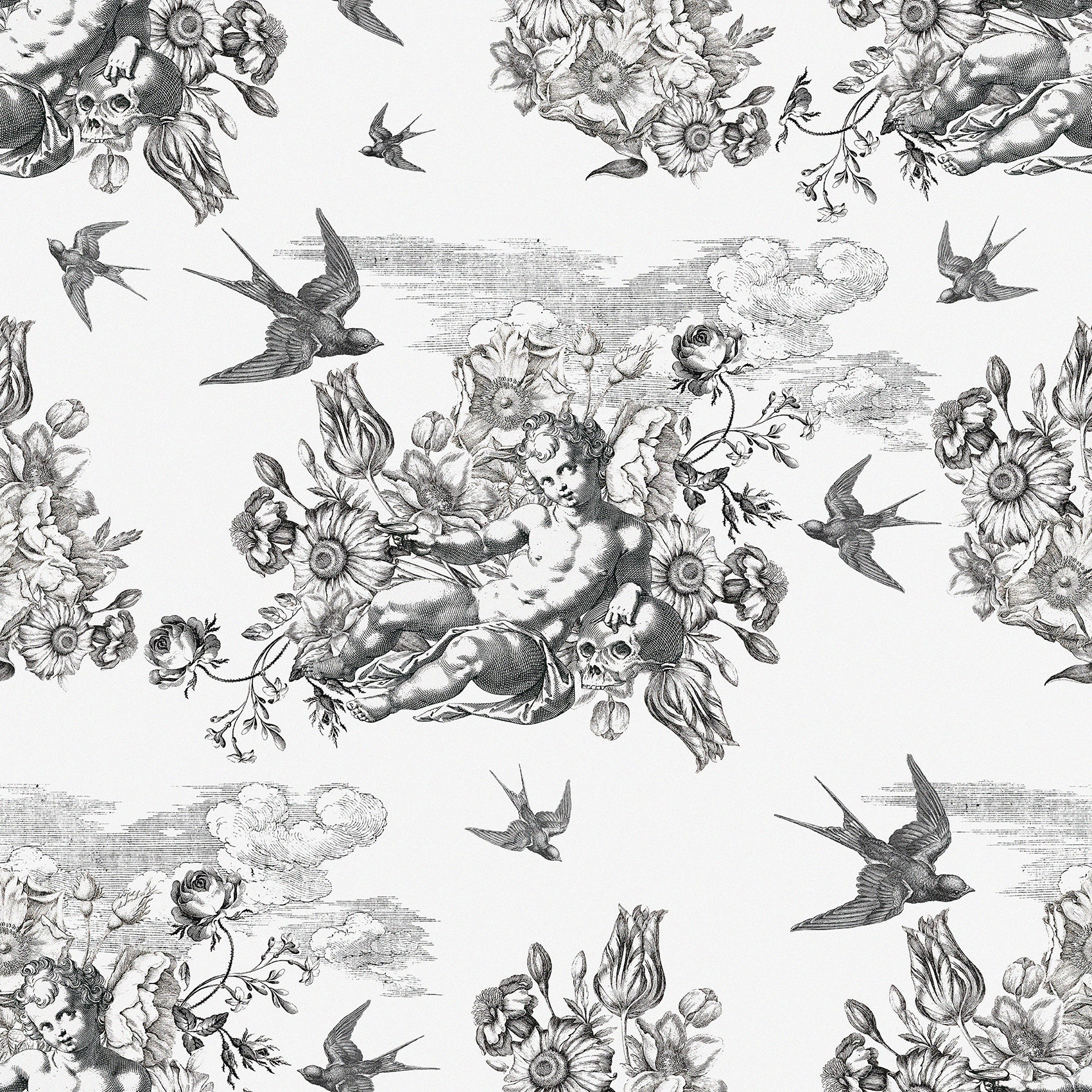 Toile De Jouy Cherub