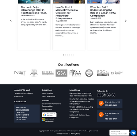 HIPAA Solutions | Homepage 5 - Origial Version