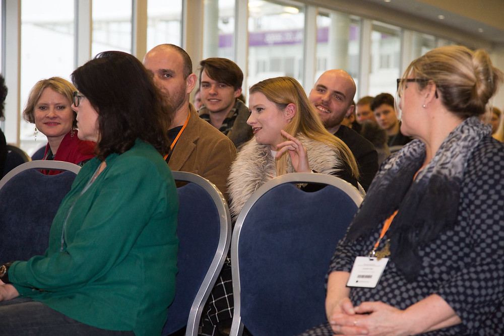 A good turn out for Ros Hubbard's talk on casting