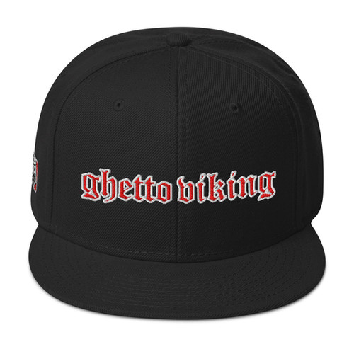 GV Olde Font Snapback Hat | GhettoVikingsBrand