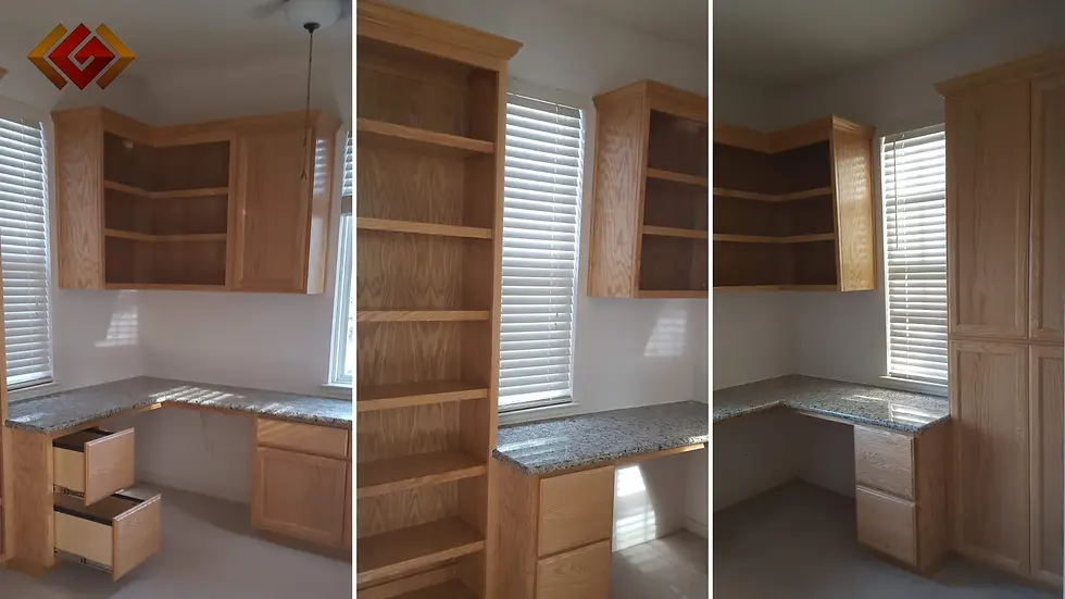 Framed cabinet example (face frame)