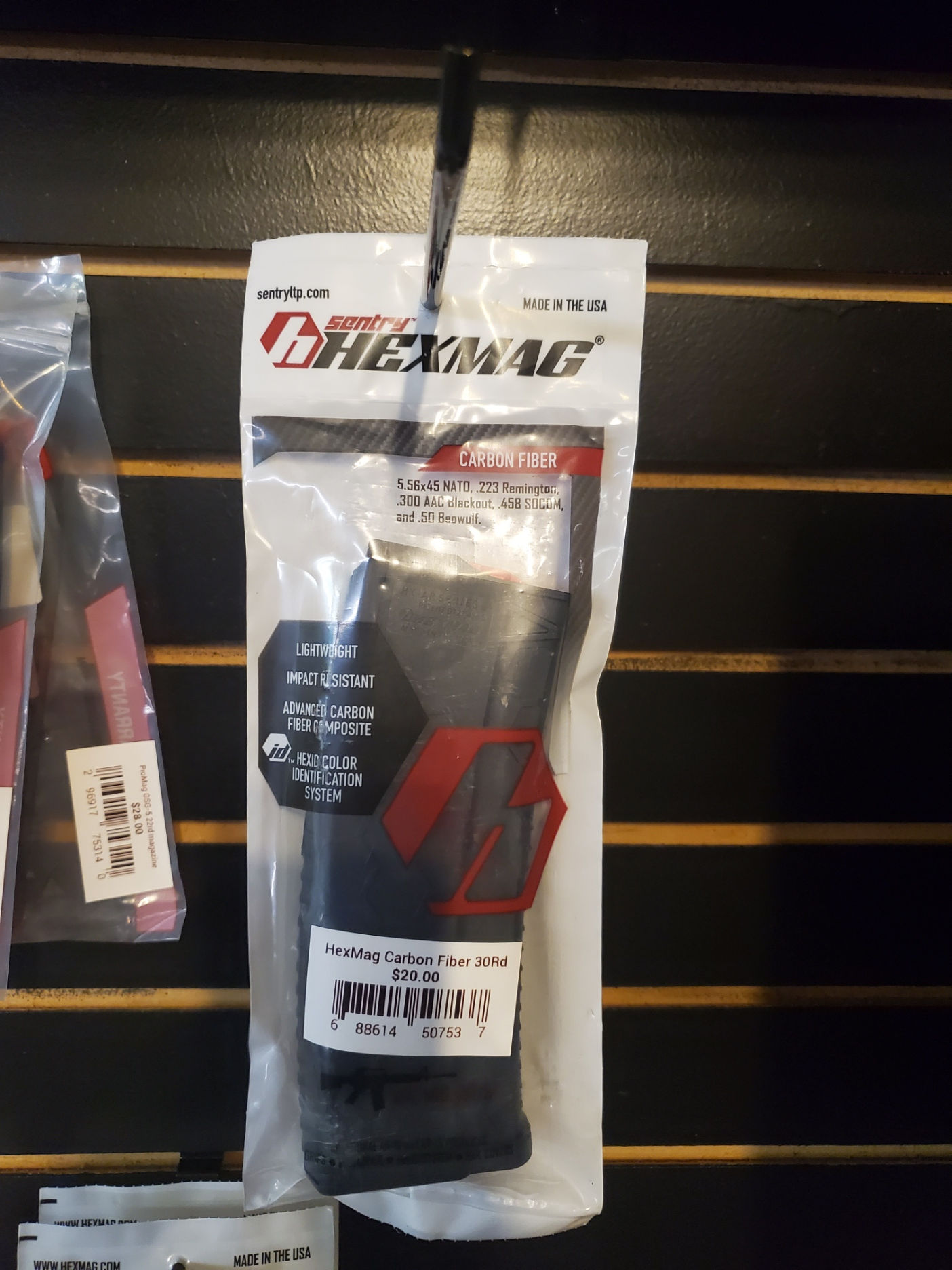 Hexmag Carbon fiber 30 rd magazine