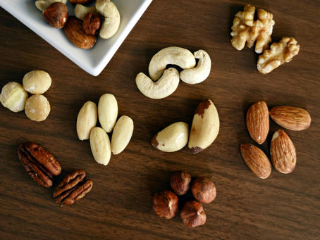 oléagineux, amandes, noisettes