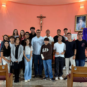 Coroinhas da Consolata participam de formação em preparação para a Semana Santa
