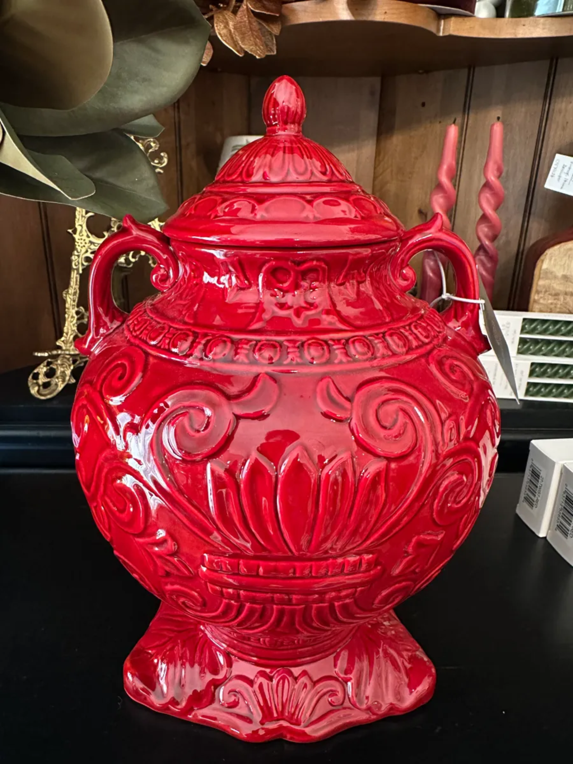 Kaldun Red Ginger Jar