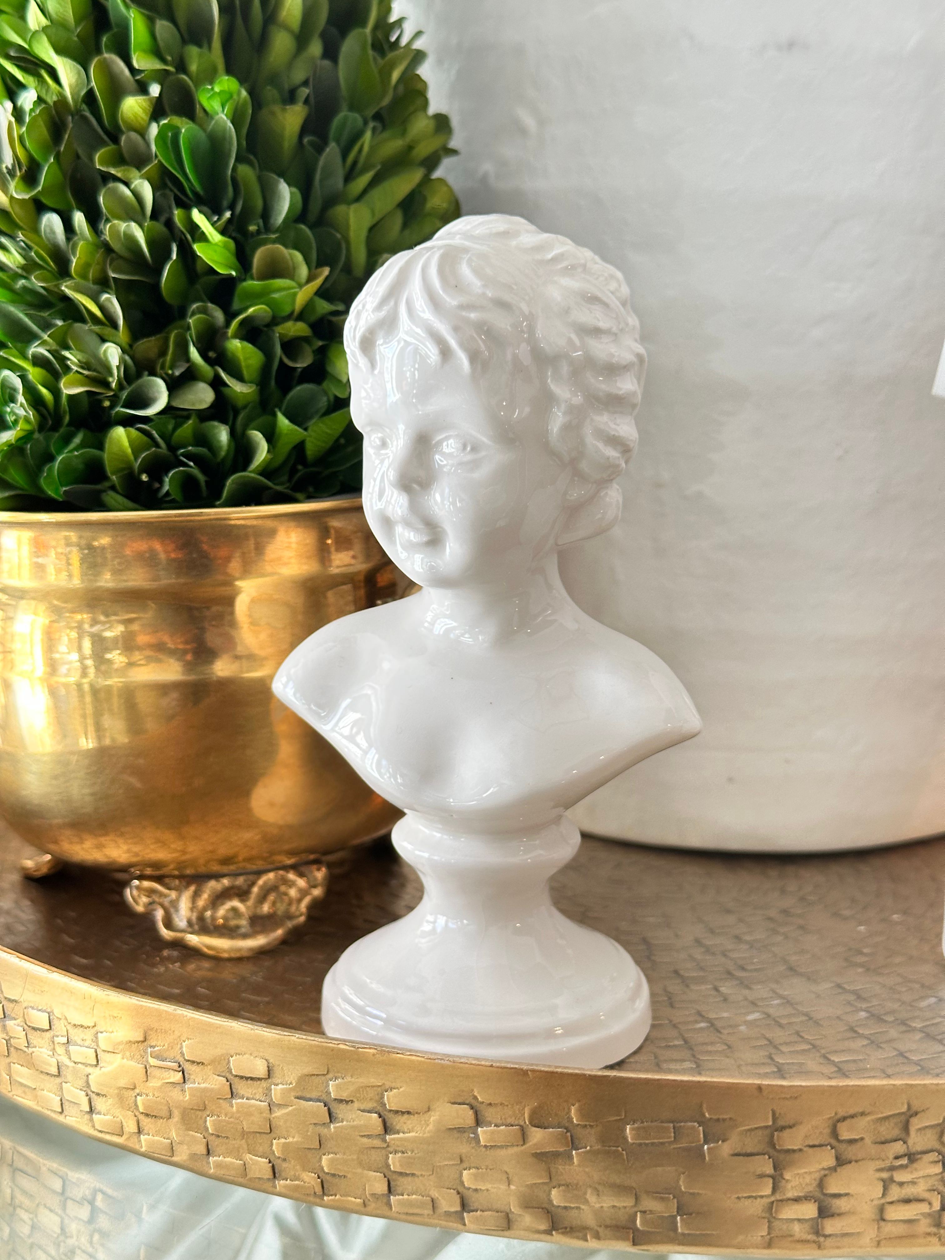 Mini Ceramic Bust Figurine