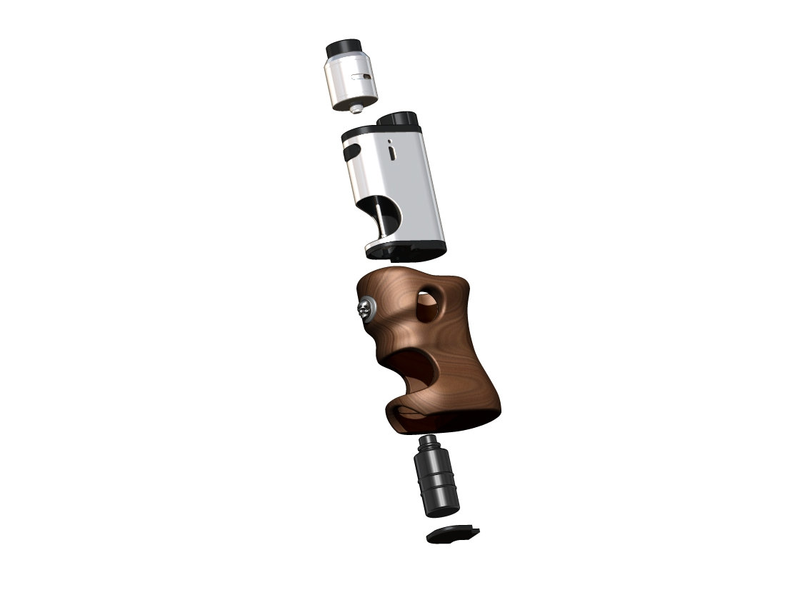 Box mod esplosione,box mod in legno, pico sqeeze