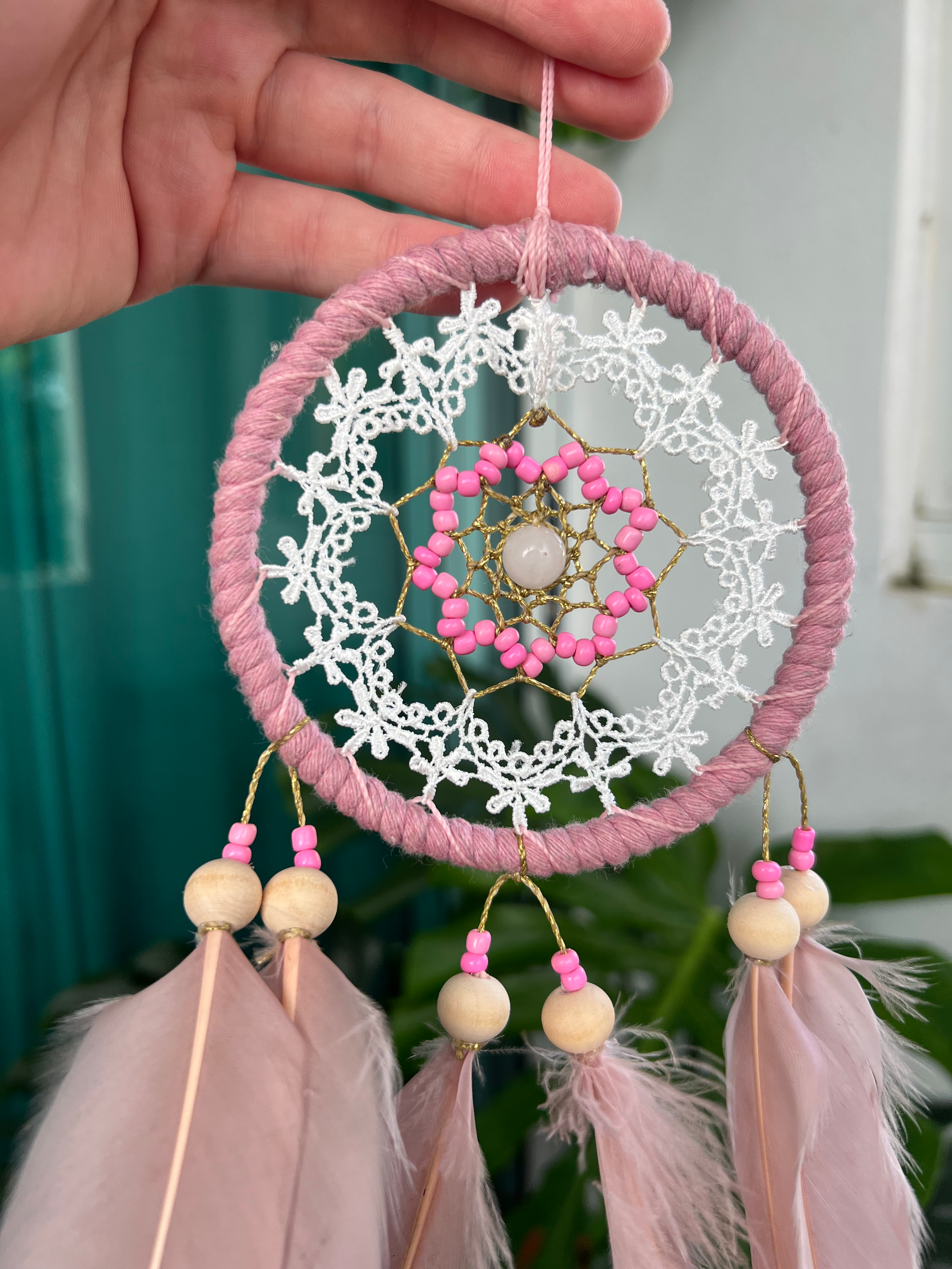 Atrapa sueños color Prim Rose