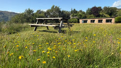 Garden of 2 bedroom cabins