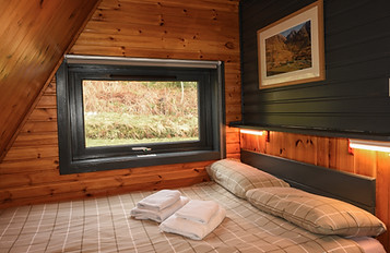 Double bedroom in 3 bedroom cabin