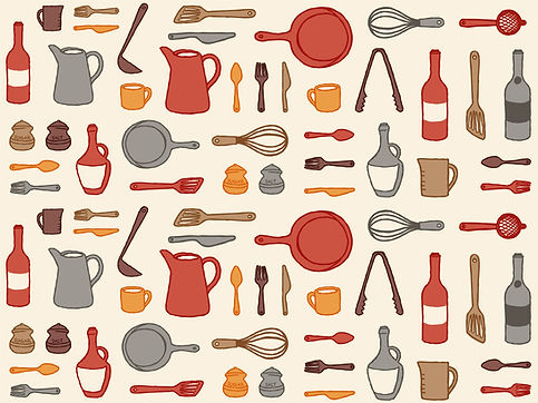 料理道具のイラスト