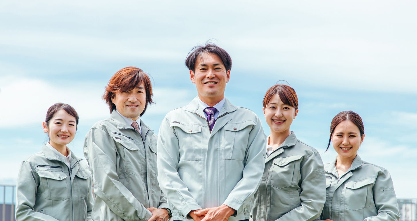 笑顔の社員