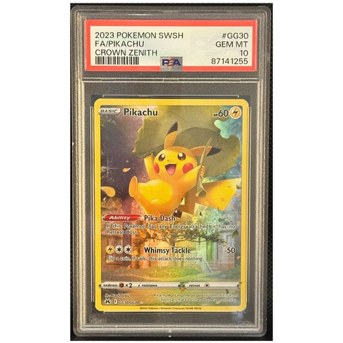 ★PSA10★【英語版/Pikachu/ピカチュウ/AR】#GG30/GG70 ☆PSA10☆【英語版/Pikachu/ピカチュウ/AR】#GG30/GG70 - メルカリ
